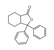 3,3-diphenyl-hexahydro-isobenzofuran-1-one结构式
