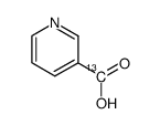 烟酸13C1结构式