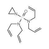 (1-Aziridinyl)bis(diallylamino)phosphine oxide结构式