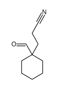 3-(1-formylcyclohexyl)propanenitrile Structure