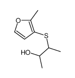 3-(2-methylfuran-3-yl)sulfanylbutan-2-ol结构式