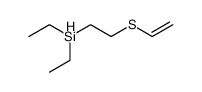 diethyl-(2-vinylsulfanyl-ethyl)-silane结构式