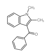 (1,2-dimethylindol-3-yl)-phenyl-methanone structure