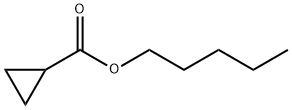 Cyclopropanecarboxylic acid pentyl ester结构式