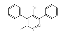 6-methyl-3,5-diphenyl-1H-pyridazin-4-one结构式