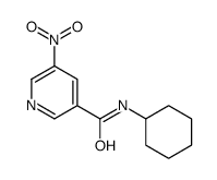 N-cyclohexyl-5-nitropyridine-3-carboxamide结构式
