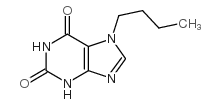 7-butyl-3H-purine-2,6-dione结构式