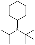 Cyclohexyl(1,1-dimethylethyl)(1-methylethyl)phosphine structure