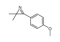 3-(4-methoxyphenyl)-2,2-dimethylazirine Structure
