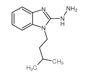 2-HYDRAZINO-1-ISOPENTYL-1H-BENZIMIDAZOLE结构式