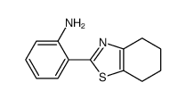 2-(4,5,6,7-tetrahydro-1,3-benzothiazol-2-yl)aniline结构式