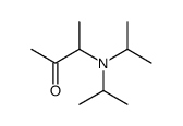 3-[di(propan-2-yl)amino]butan-2-one Structure