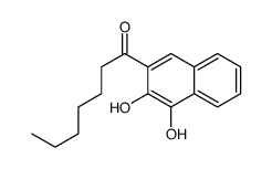 1-(3,4-dihydroxynaphthalen-2-yl)heptan-1-one结构式