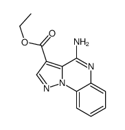 ethyl 4-aminopyrazolo[1,5-a]quinoxaline-3-carboxylate结构式