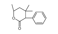 (3R,6S)-4,4,6-trimethyl-3-phenyloxan-2-one Structure