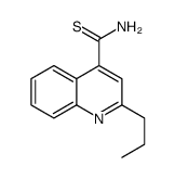 2-propylquinoline-4-carbothioamide结构式