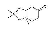 2,2,7a-trimethyl-1,3,3a,4,6,7-hexahydroinden-5-one结构式