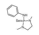 (1,3-dimethyl-2-selenoxo-2λ5-[1,3,2]diazaphospholidin-2-yl)-phenyl-amine Structure