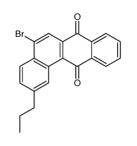 5-bromo-2-propylbenzo[a]anthracene-7,12-dione结构式