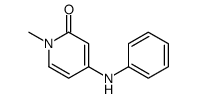 4-anilino-1-methylpyridin-2-one结构式