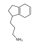 3-(2,3,4,7-tetrahydro-1H-inden-1-yl)propan-1-amine Structure