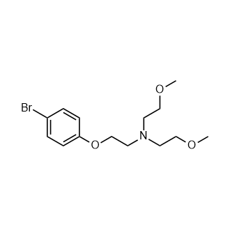 2-(4-Bromophenoxy)-N,N-bis(2-methoxyethyl)ethanamine Structure