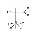 (1-bromotetrafluoroethyl)pentafluorosulfur(VI) Structure