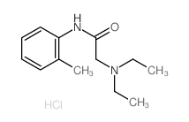 2-(DIETHYLAMINO)-o-ACETOTOLUIDIDE HYDROCHLORIDE结构式