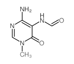 Formamide,N-(4-amino-1,6-dihydro-1-methyl-6-oxo-5-pyrimidinyl)-结构式