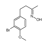 N-[4-(3-bromo-4-methoxyphenyl)butan-2-ylidene]hydroxylamine结构式