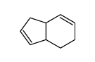 3a,4,5,7a-tetrahydro-1H-indene结构式