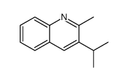 2-methyl-3-propan-2-ylquinoline结构式