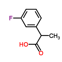 2-(3-Fluorophenyl)propanoic acid Structure