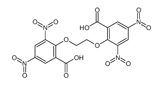 2-[2-(2-carboxy-4,6-dinitrophenoxy)ethoxy]-3,5-dinitrobenzoic acid结构式