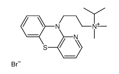 dimethyl-propan-2-yl-(3-pyrido[3,2-b][1,4]benzothiazin-10-ylpropyl)azanium,bromide结构式