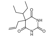 5-Allyl-5-(1-ethylpropyl)-2,4,6(1H,3H,5H)-pyrimidinetrione structure