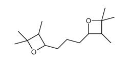 2,2,3-trimethyl-4-[3-(3,4,4-trimethyloxetan-2-yl)propyl]oxetane Structure