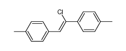 (Z)-1-Chlor-1,2-bis(4-methylphenyl)ethen结构式