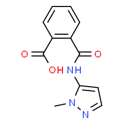 Benzoic acid, 2-[[(1-methyl-1H-pyrazol-5-yl)amino]carbonyl]- (9CI) Structure