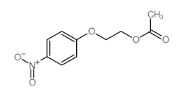 2-(4-nitrophenoxy)ethyl acetate结构式