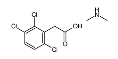 N-methylmethanamine,2-(2,3,6-trichlorophenyl)acetic acid Structure