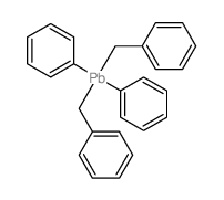 Plumbane,diphenylbis(phenylmethyl)- structure