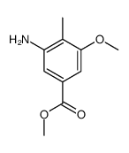 Methyl 3-amino-5-methoxy-4-methylbenzoate Structure