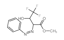 methyl 4,4,4-trifluoro-3-hydroxy-2-phenyldiazenyl-butanoate structure