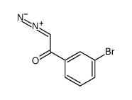 1-(3-bromophenyl)-2-diazonioethenolate结构式