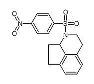 1-((4-nitrophenyl)sulfonyl)-1,2,3,7,8,8a-hexahydrocyclopenta[ij]isoquinoline Structure