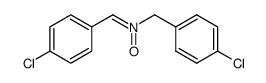 N-(p-chlorobenzylidene)-N-(p-chlorobenzyl)amine N-oxide结构式