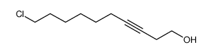 10-Chloro-3-decyn-1-ol structure