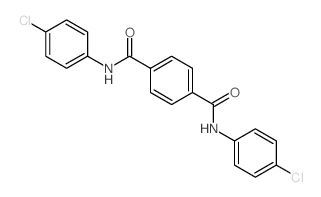 N,N-bis(4-chlorophenyl)benzene-1,4-dicarboxamide结构式