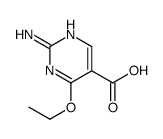 5-Pyrimidinecarboxylic acid, 2-amino-4-ethoxy- (9CI)结构式